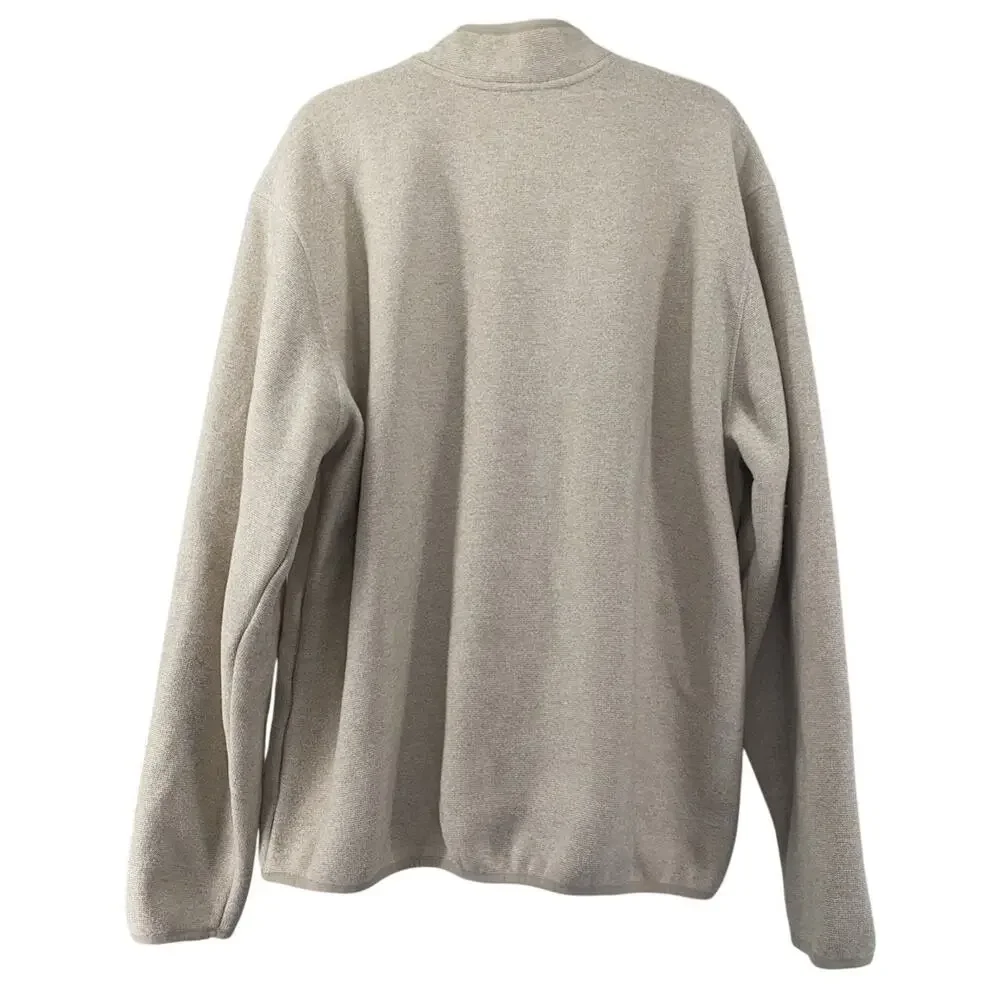 Eddie Bauer 2XL XXL Henley Button Pullover Sweater 1/4 Snap
